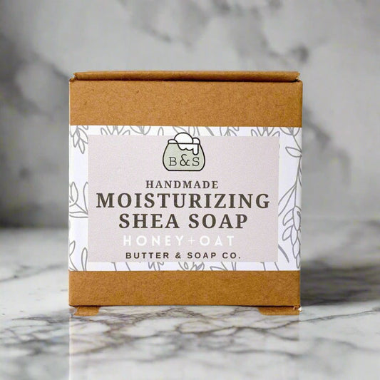 Honey Oat Shea Butter Natural Soap Bar (unscented)