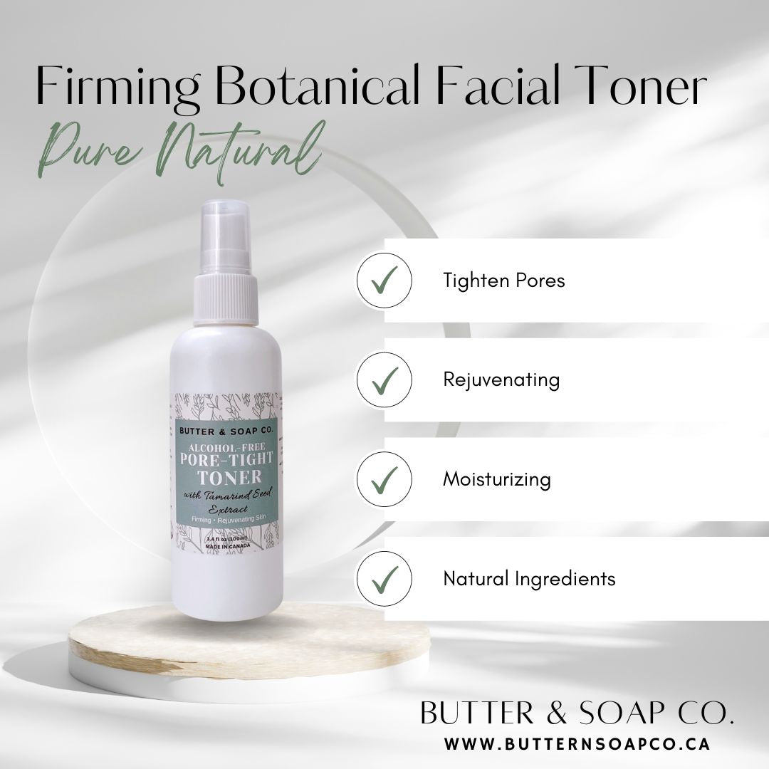 Firming Pore Tight Botanical Facial Toner made in Canada