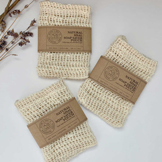 Sisal Soap Saver Pouch Eco Natural