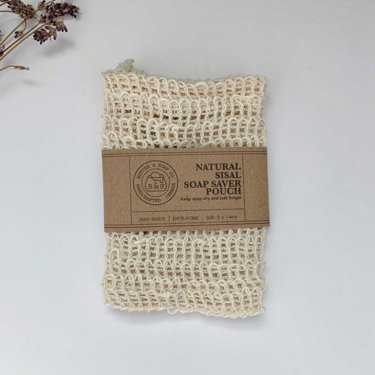 Sisal Soap Saver Pouch Eco Natural