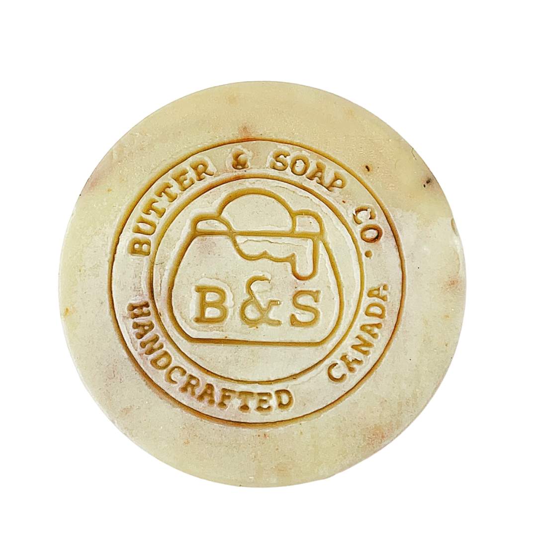 Butter & Soap Co. French Lavender Herbal soap natural round