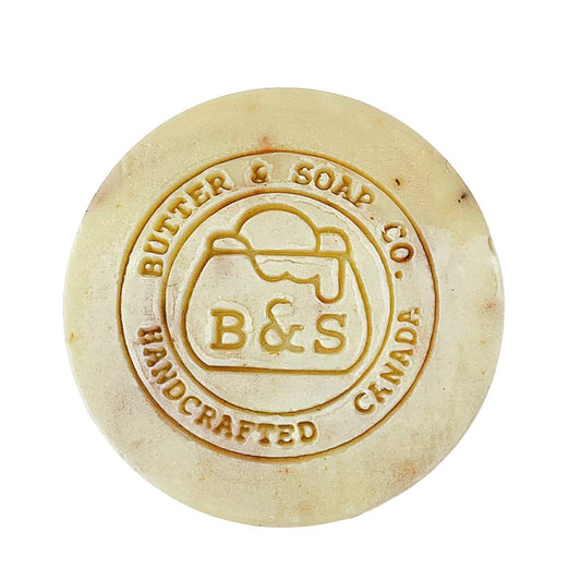 Butter & Soap Co. French Lavender Herbal soap natural round