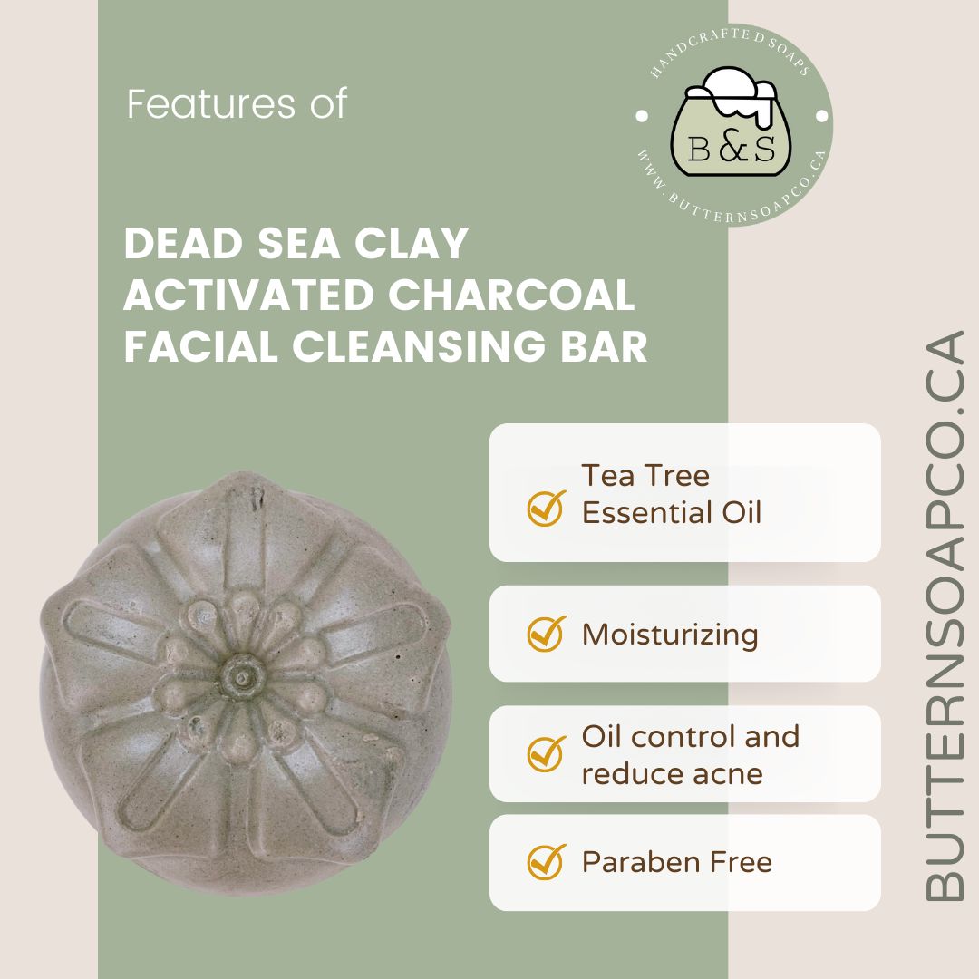 Handmade Natural Clay Facial Cleansing Bar