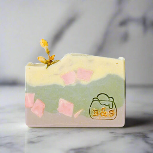 handmade jasmine shea soap