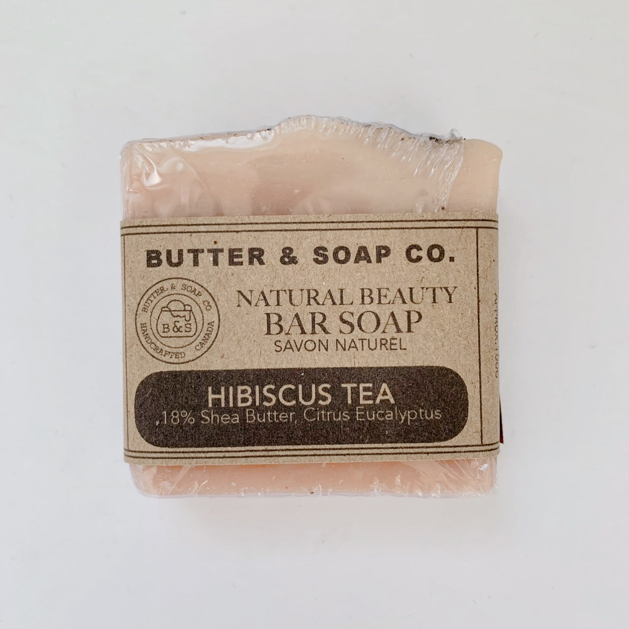 All Natural Hibiscus Tea French Red Clay Soap Bar